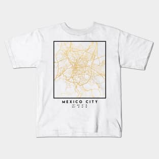 MEXICO CITY MEXICO CITY STREET MAP ART Kids T-Shirt